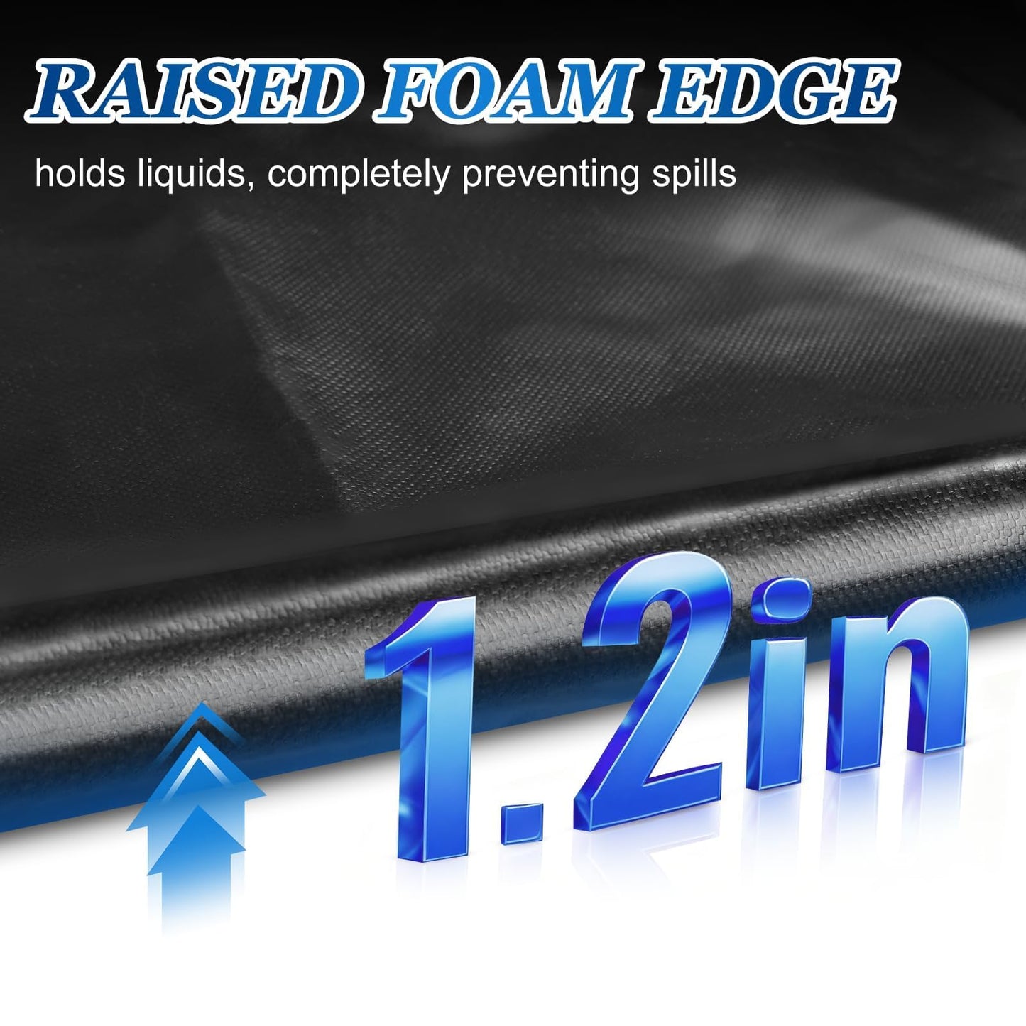 HolaDream Non-Slip Garage Floor Mat(7'X9'), Upgraded PVC Containment Mat with a Rubber Wiper and Stay Put Corners - Heavy Duty Waterproof Protection from Snow, Rain and Mud for Cars, SUV, Trucks