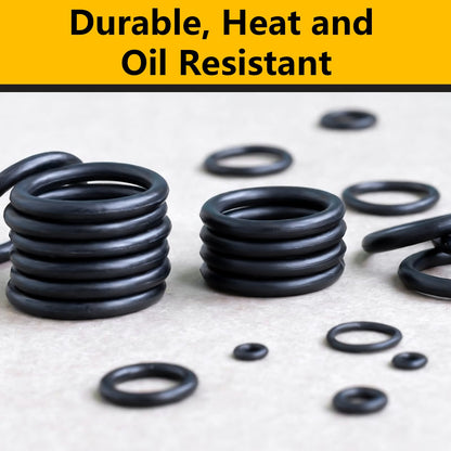 NBRINGO 1040 PCS 21 Size O Ring Assortment Kit, Industrial-Grade Nitrile Rubber O-Rings for Automotive Repairs, Kitchen Faucets, Pressure Washers and Assorted Plumbing - Durable & Oil Resistant