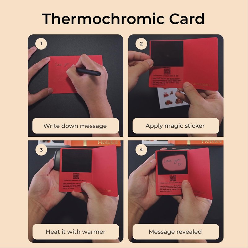 AI Hand Warmers Rechargeable, Real-Time Temp & Battery Display, Electric Hand Warmers, Fast Heating, Fits in Gloves/Pocket, Gifts for Women & Men