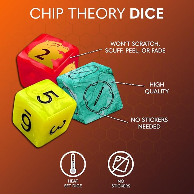 Chip Theory Games Too Many Bones: Carcass Dice-Builder Strategic Fantasy RPG Game for Ages 14 and Up 1-4 Players