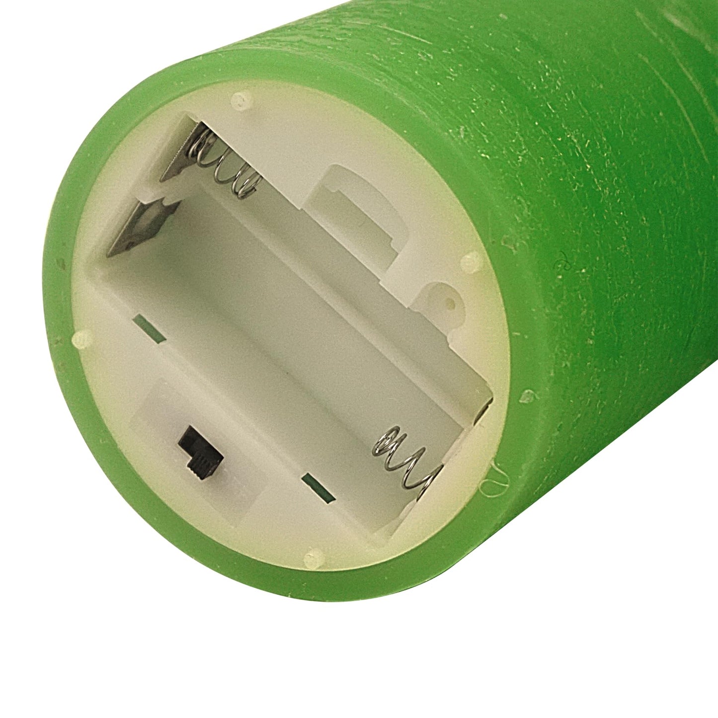 Real Wax Flameless Pillar Candle, Battery Operated LED Candle with Remote Timer, Flickering Electric Fake Light for St. Patrick’s Day Xmas Earth Day Party Festival Celebration Home Decor 3 Pack Green