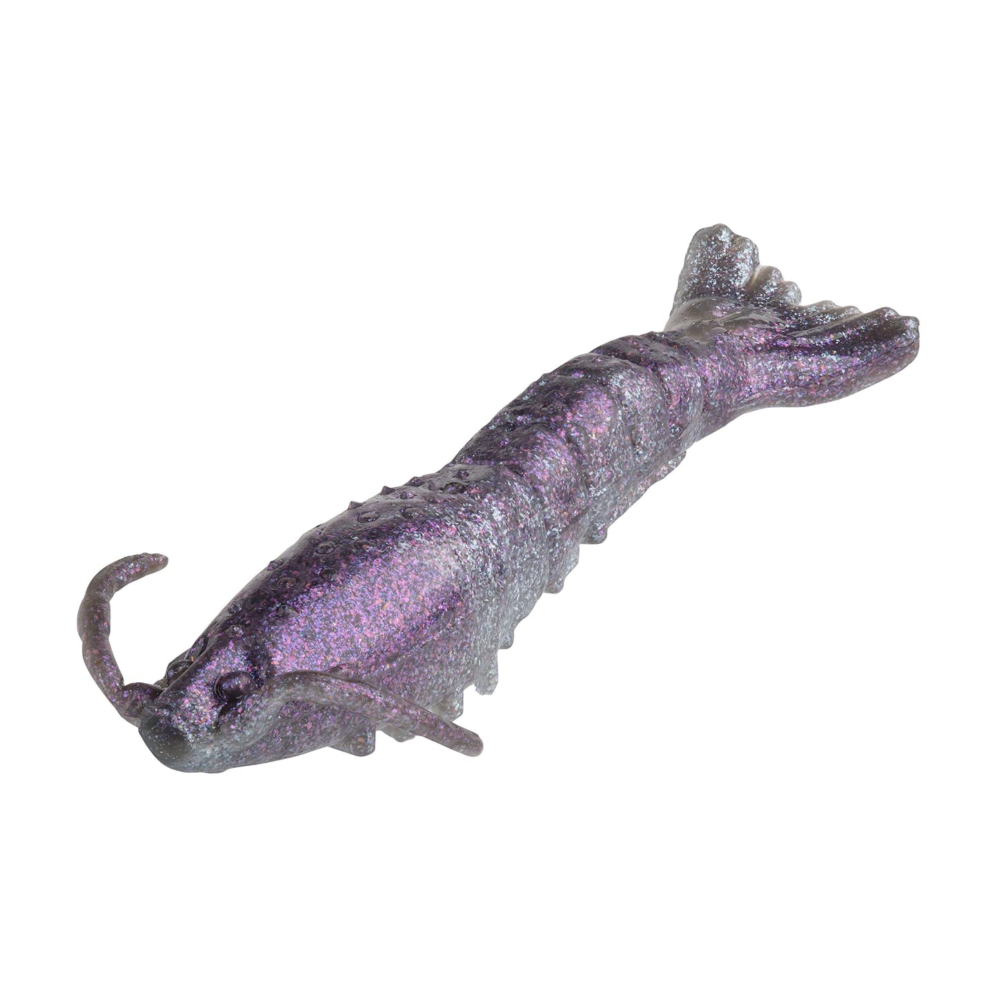 Berkley Gulp! Saltwater Shrimp Fishing Soft Bait, Purple Chrome, 4"