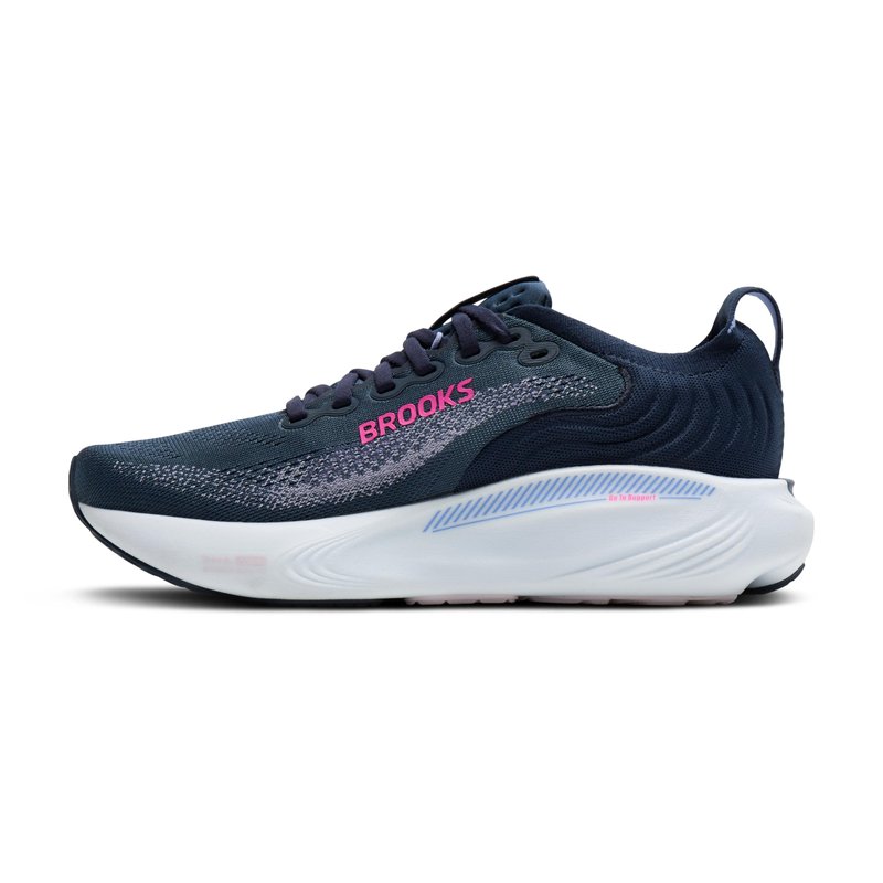 Brooks Women’s Adrenaline GTS 25 Supportive Running & Walking Shoe - Spellbound/Blazing Bell/Pink - 10 Medium