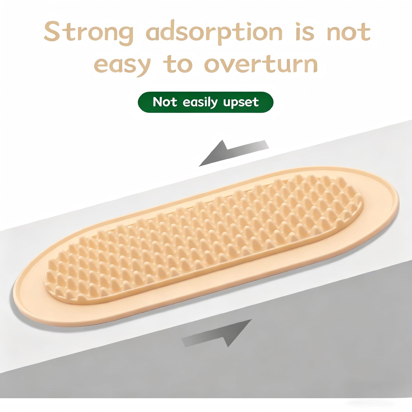 Pet Slow Food Mat for Dogs Cats, Non-Slip Anti-Spill, Choking Prevention, Easy Clean Washable Reusable