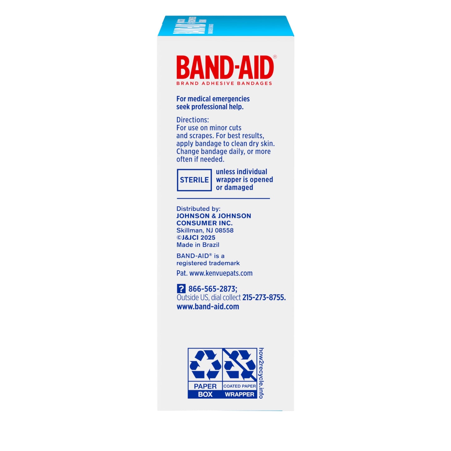 BAND-AID Brand Sheer Spot Square Adhesive Bandages, Lightweight Protection & Sterile Discreet Wound Care for Minor Cuts & Scrapes, Small Spot Bandages, First Aid Kit Essential, All One Size, 50 Count