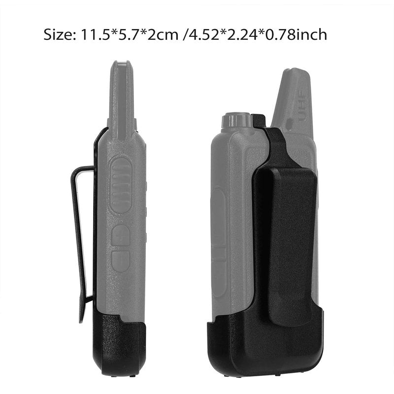 Retevis RT22 RT22S Original Walkie Talkie Belt Clips, Belt Clip Compatible with RT22 RT22S WLN KD-C1 LUITON LT-316 Zastone X6 TIDRADIO TD-M8 RADTEL RT-102 Way Radios (2 Pack)