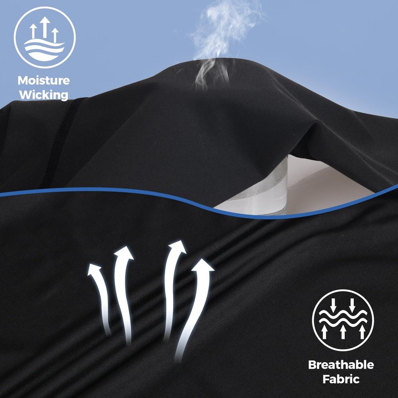 HYCOPROT Men’s Quick Dry Workout T Shirts Moisture Wicking Short Sleeve Athletic Loose Fit Undershirts Lightweight Breathable Activewear Tee Tops Fitness Clothing for Running Training Hiking Casual