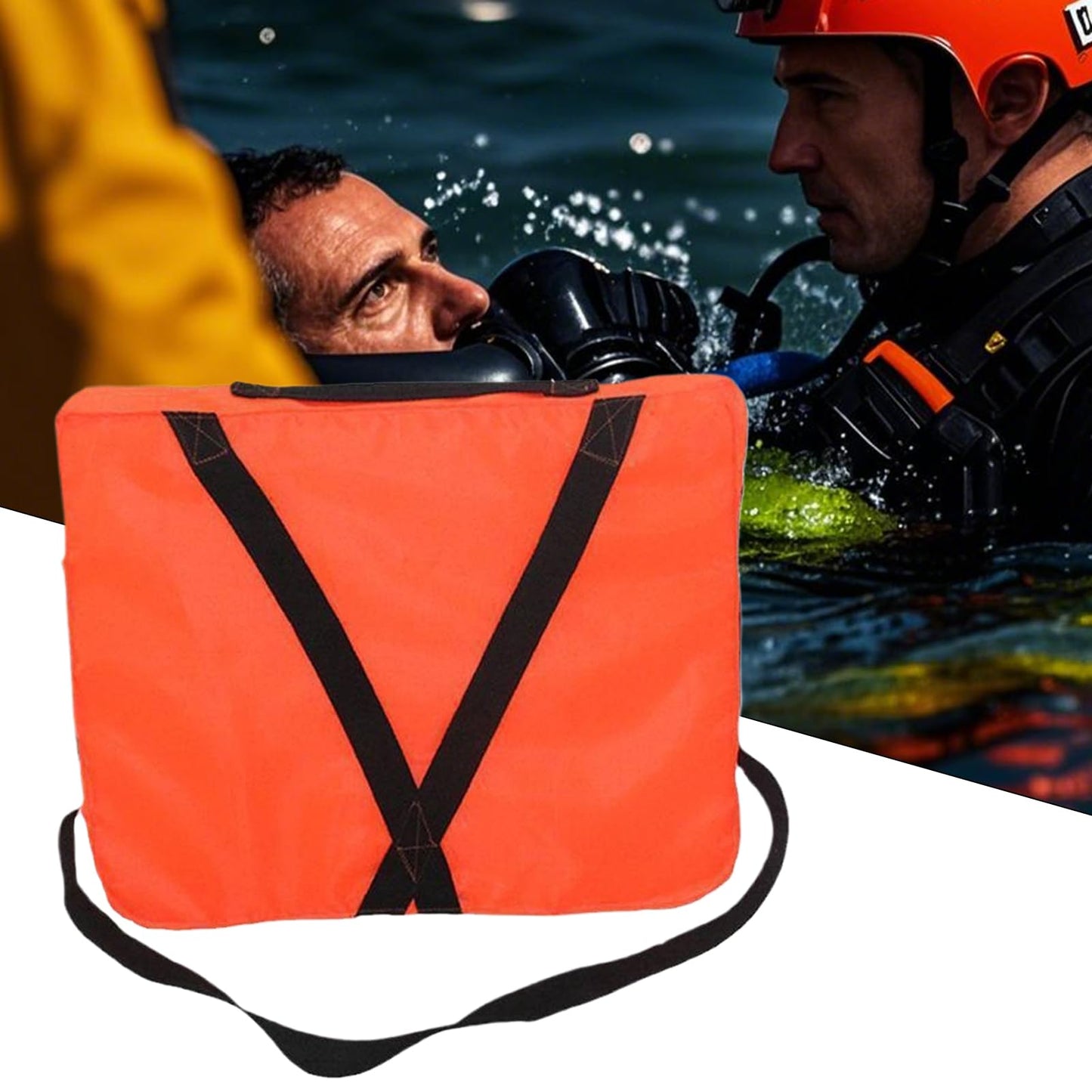 Boat Cushions Flotation, Floating Rescue Gear, Life Preserver with Strap Rescue Device, for Swimming Marine Pool Paddle Board