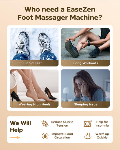 Shiatsu Foot Massager Machine with Heat, 2025 Upgrade Deep Kneading, Full Foot Massager with Remote for Plantar Fasciitis, Neuropathy, Birthday Gifts for Women Mom Men Dad, Up to Foot Size 14