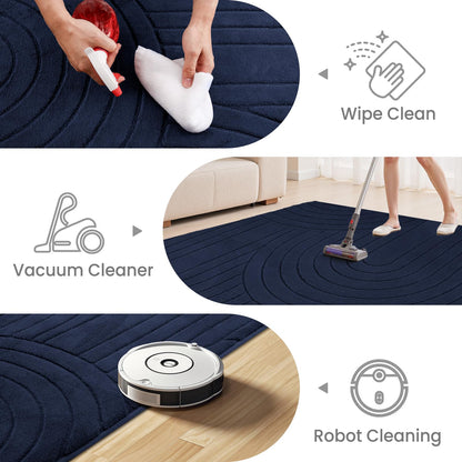 Sour Lemon Area Rugs 9x12 Living Room,Soft Large Area Rug Indoor Modern Carpet for Bedroom， Machine Washable Area Rug Non-Slip Rug Carpet for Kids Home Dorm Under Dining Table Office Decor Aesthetic