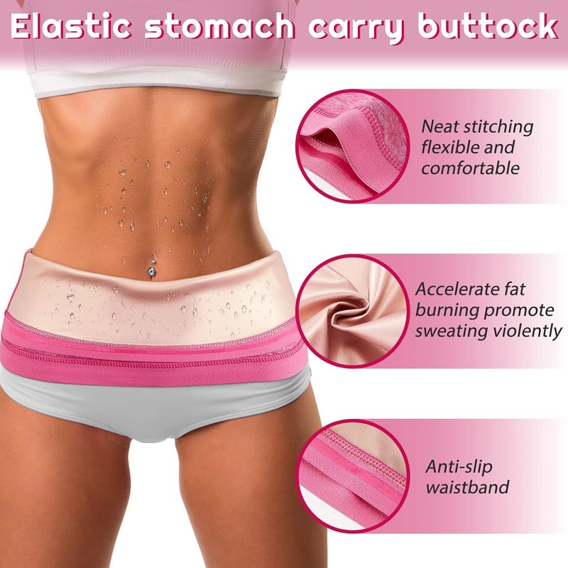 Waist Trimmer Sweat Waist Trainer Wrap for Women - Ideal for Bodybuilding & Fitness