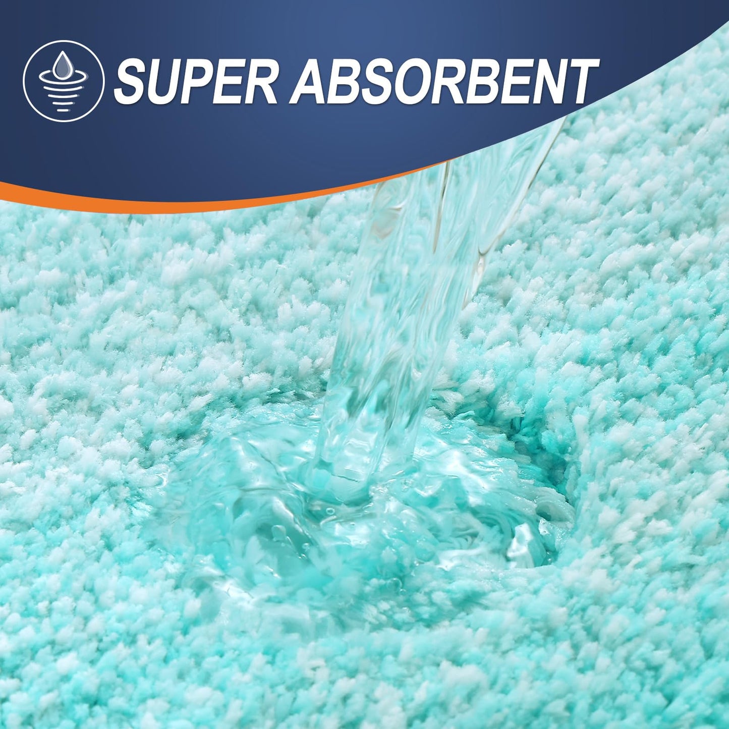 OLANLY Bathroom Rugs Mat 30x20, Extra Soft Absorbent Microfiber Bath Rugs, Rubber Backing, Quick Dry, Machine Washable Bath Mats for Bathroom Floor, Tub and Shower, Home Decor Accessories, Teal