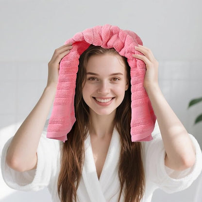 Jacquotha 2-Pack Hand Towels for Bathroom Ribbed – Cotton Face Towel for Women