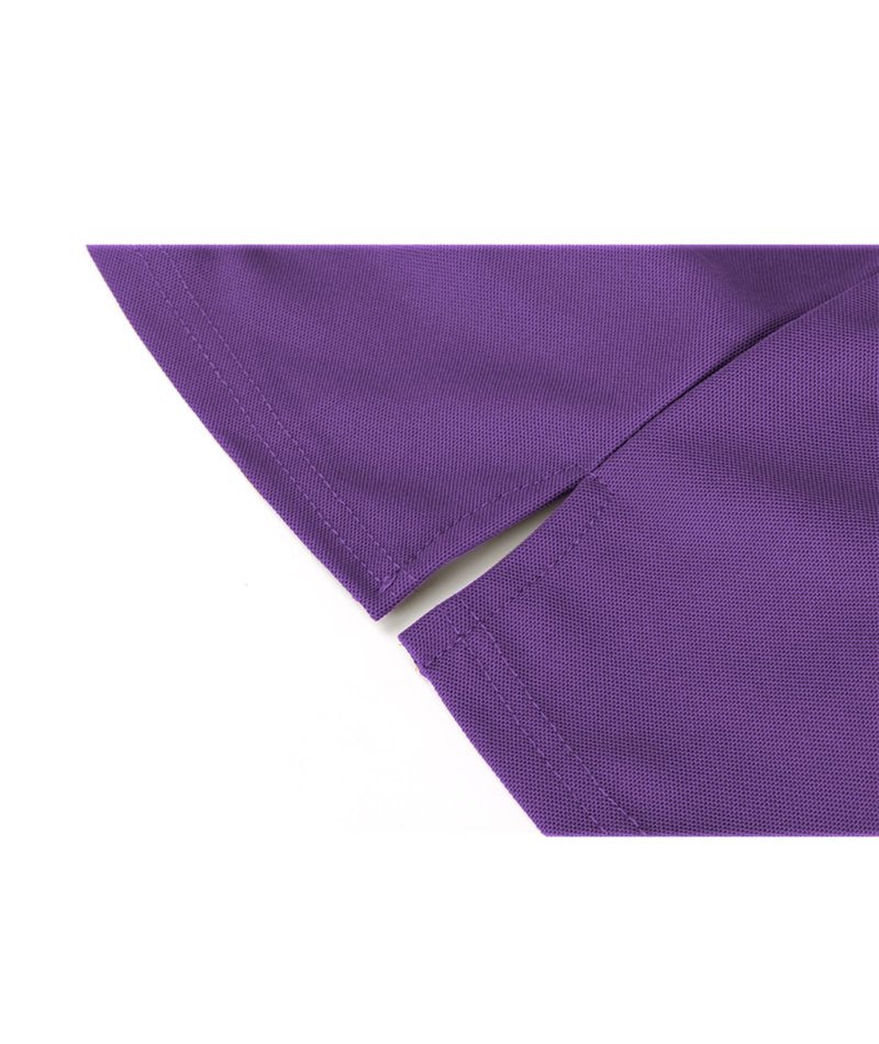 ZITY Mens Polo Shirt Short Sleeve Sports Tactical T-Shirt Athletic Golf Polos Daily Casual Stylish Collared Shirts for Men Violet Large
