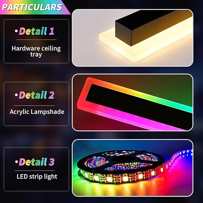 2 Pack 31.4inch Modern Outdoor Wall Lights, RGB Dimmable LED Wall Sconce Light with Remote Control, 10 Colors, 5 Modes, IP65 Waterproof Exterior Light Fixture for Porch, Patio, Garage