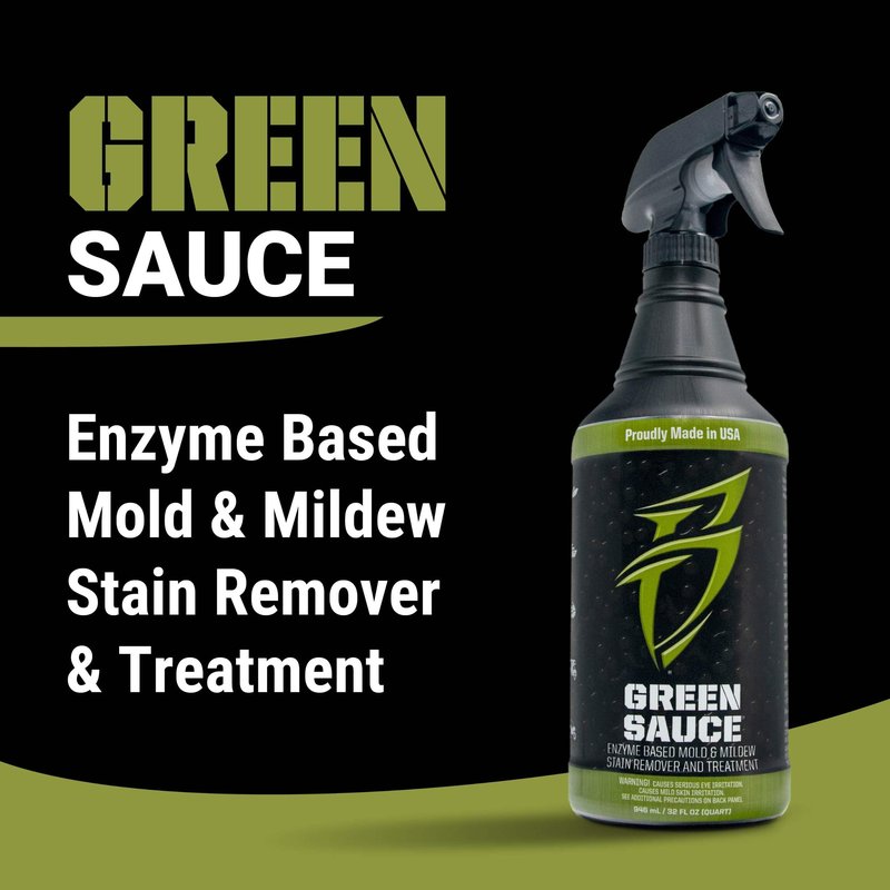 Boat Bling Green Sauce Enzyme-Based Stain Remover for Boat Interiors and Exterior, 32 oz.