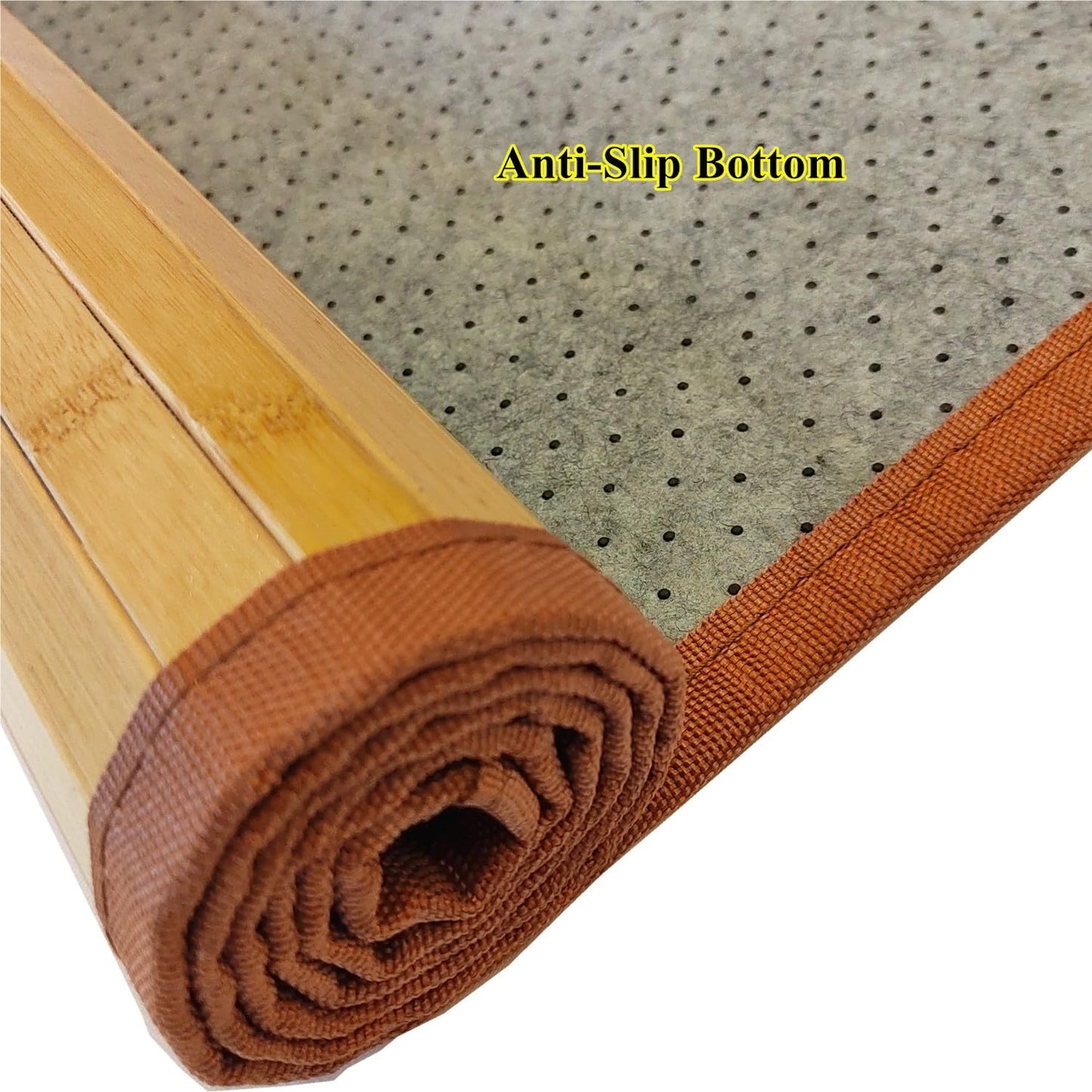 HJJKKH Area Rug Non-Slip Roll Runner 70.9X23.6inches, Non-Skid Floor Mat for Living Room, Indoor Outdoor Patio Kitchen Carpet Rayon Derived from Bamboo