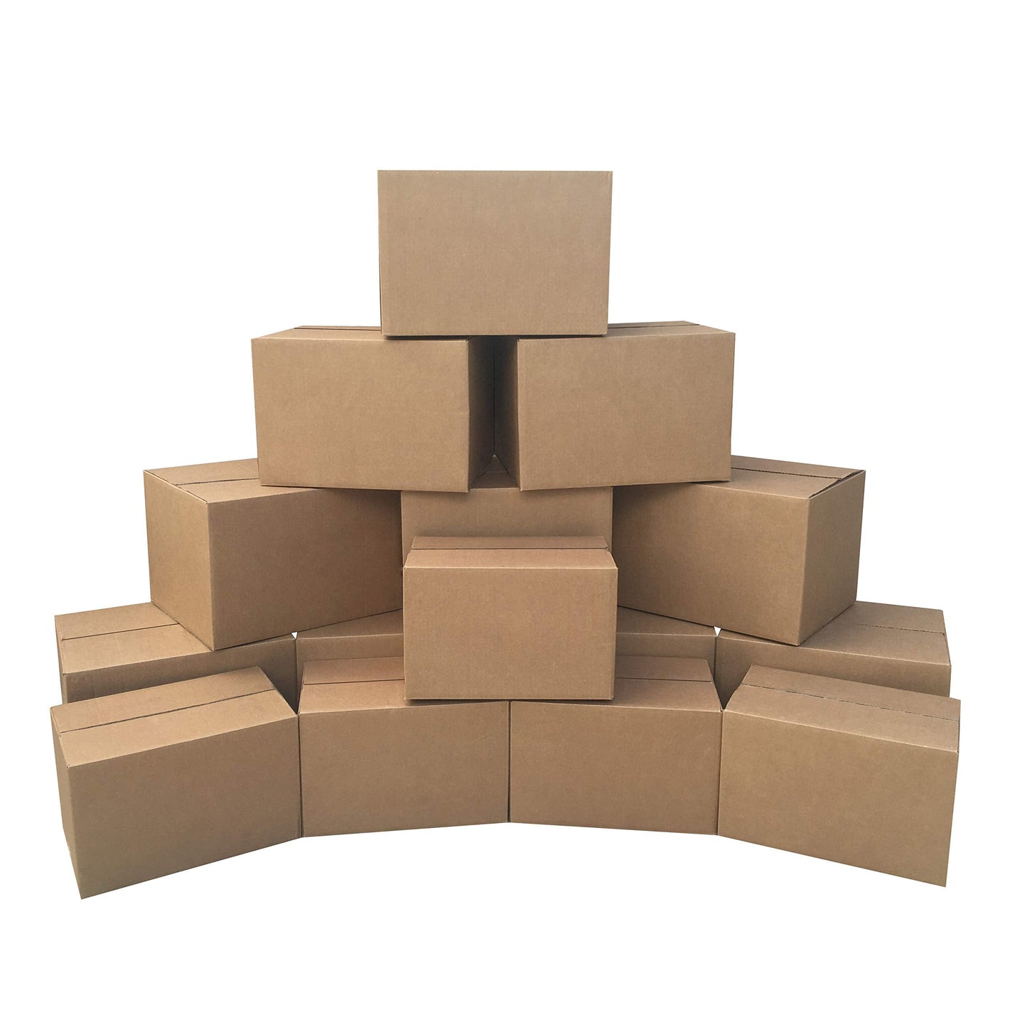 Amazon Basics Moving Boxes Kit, Small and Medium, Brown, 15-Pack