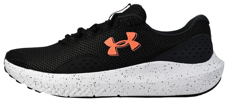 Under Armour Men's Charged Surge 4, (004) Black/Anthracite/Ares Red, 9.5, US
