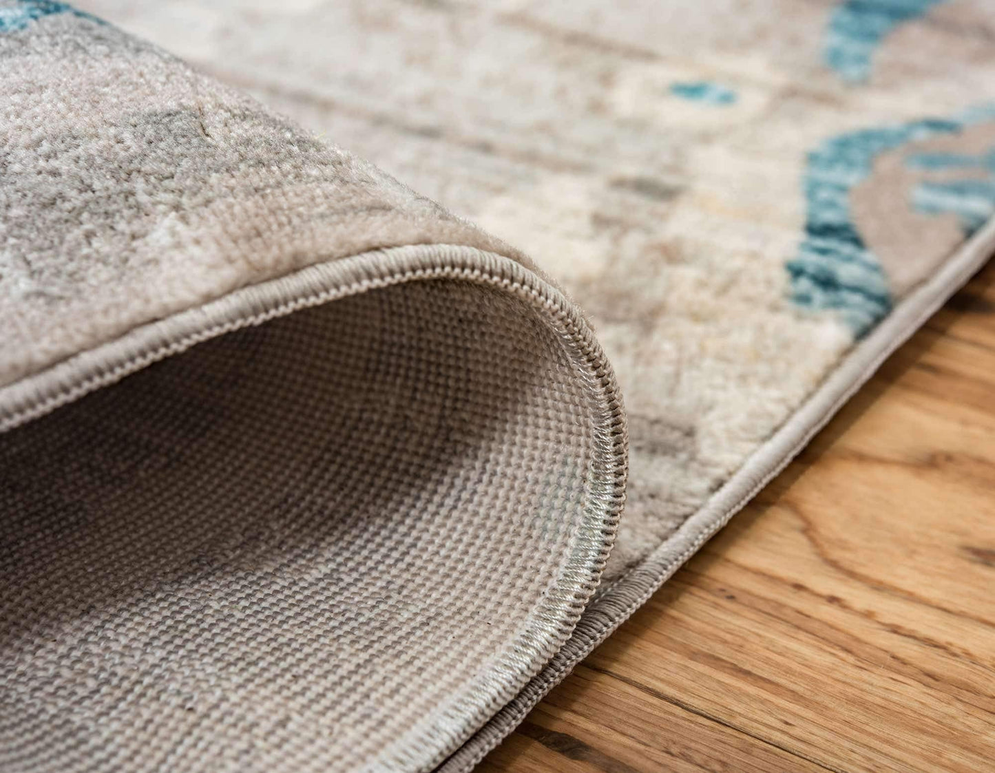 Unique Loom Paris Collection Pastel Tones Traditional Distressed Dark Gray Area Rug (4' 0 x 6' 0)