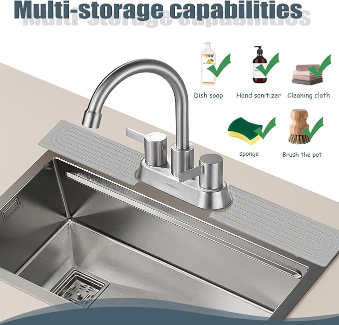 Stargaz Faucet Mat For Kitchen Sink，Sink stone quick dry around faucet
