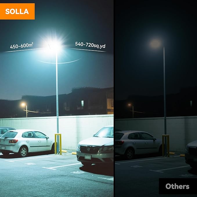 600W LED Flood Light Outdoor, 60000LM Super Bright Stadium Light, IP66 Waterproof 6000K Daylight, 3 Heads Adjustable Outdoor Floodlights for Backyard, Parking Lot,Stadium, Field(2 Pack)