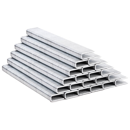 meite 18 Gauge 1/4-Inch Narrow Crown Staples, 1/2-Inch Length Heavy Duty Galvanized Upholstery Staple for Electric or Pneumatic Guns (10 Boxes)