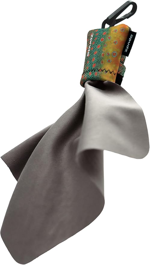 SPUDZ Ultra Microfiber Lens Cleaner – Closable Pouch, Washable –