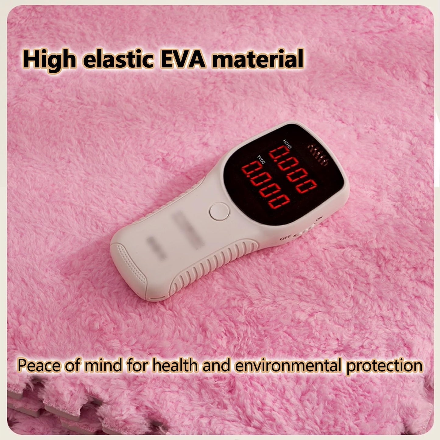 WLYMQFC Modern Sound Insulation Carpet, Interlocking Bedroom Area Rugs, Soft Comfort Parlor Carpet, Indoor 10 Pieces EVA Washable Floor Mat, Easy to Disassemble,Seamless Splicing,Suitable for All Seas