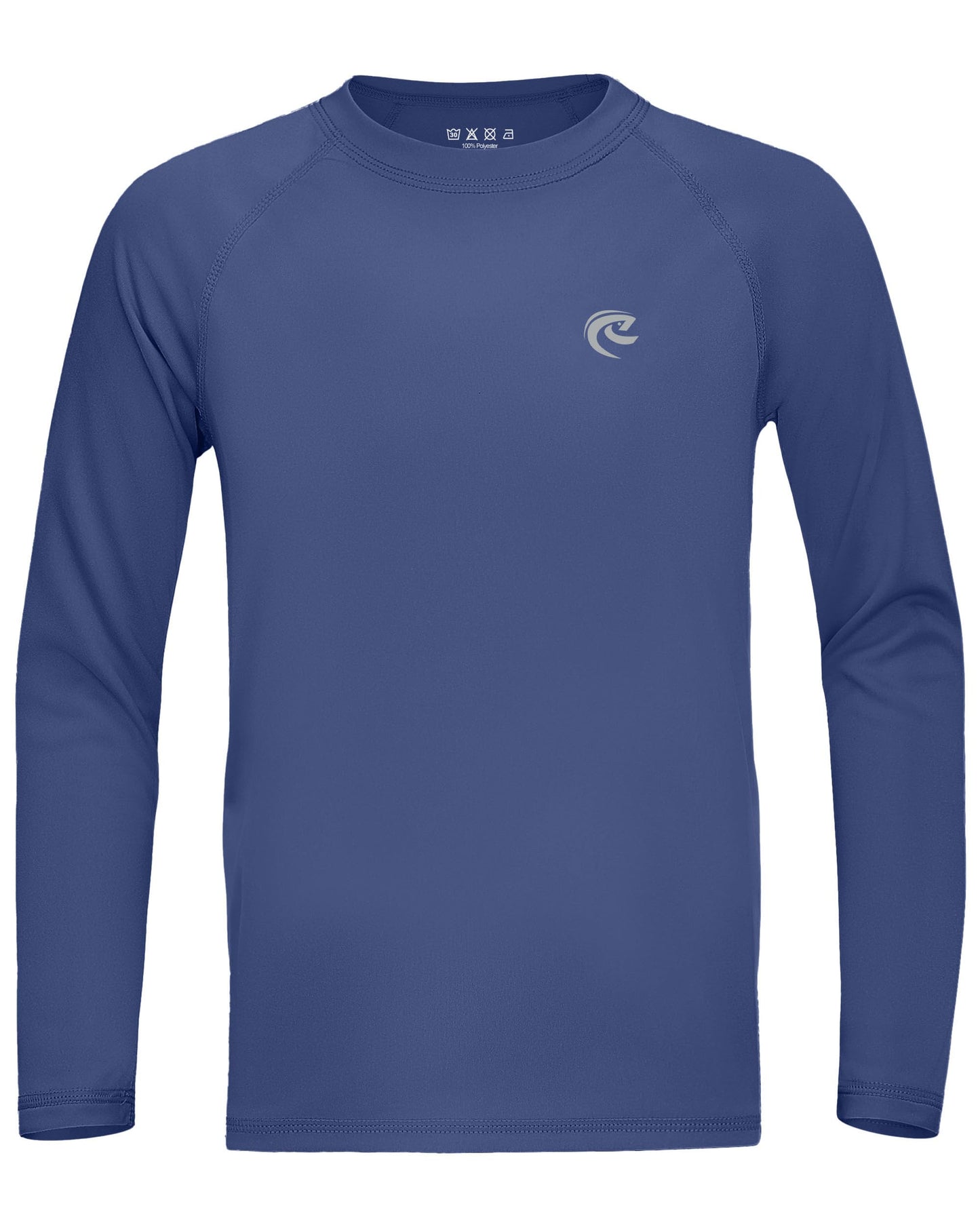 Boys UPF 50+ Swim Shirt Long Sleeve, 1 or 2 Pack UV Sun Protection Rash Guard, Youth Kids SPF Water Shirts for Beach Surf