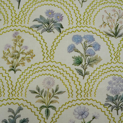 gdmgdr Spring Floral Bathroom Rug 32" x 20" Wild Flowers Bathroom Mat Boho Floral Bath Rug (Oval, Green)