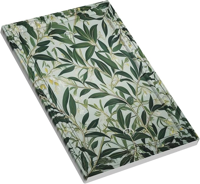 Sage Eucalyptus Leaves Foliage Light Switch Covers No Device Wall Plate 1 Gang Decorative Blank Switchplate Electrical Faceplate for Country Living Bedroom Decor