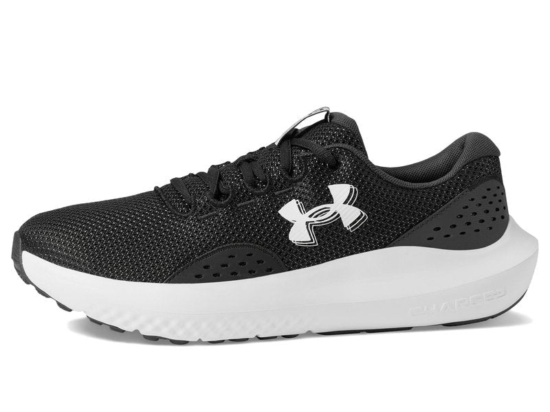 Under Armour Men's Surge 4, (002) Black/Anthracite/White, 15, US