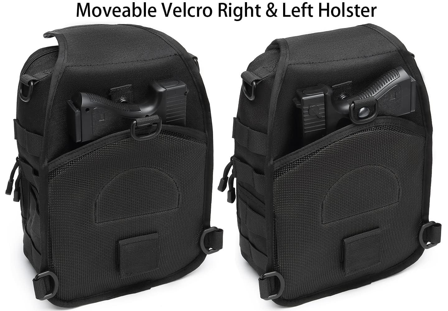 ATBP Small Tactical Holster Sling Backpack Accessories Shoulder Pouch Water Bottle & Radio Holder Crossbody Bag for Men