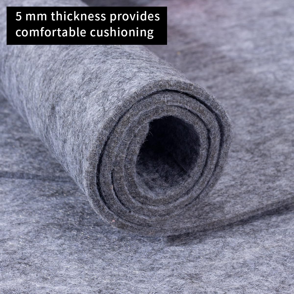 Extra Large Area Rug Liner, 9x12 Foot Thick Felt Pad for All Floors, Keeps Rugs Softly and Securely in Place