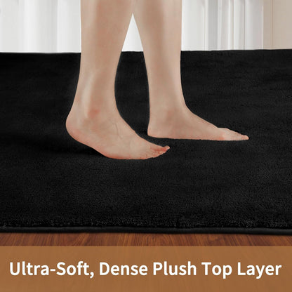 Sour Lemon 10x14 Area Rugs for Living Room, Soft Large Area Rug Fluffy Rugs for Bedroom，Machine Washable Area Rug Non Slip Carpet Rug for Living Room Playroom Kids Room Home Decor