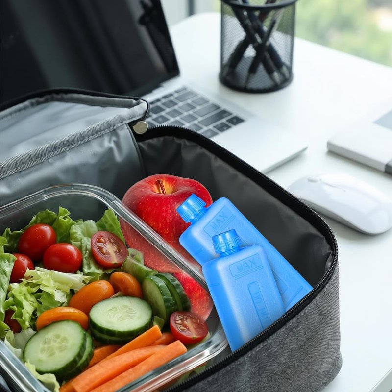 Reusable Ice Packs for Air Cooler Fan | Leak-Proof Ice Crystal Boxes - 4 Pcs for Lunch Boxes, Coolers & Breastmilk Storage