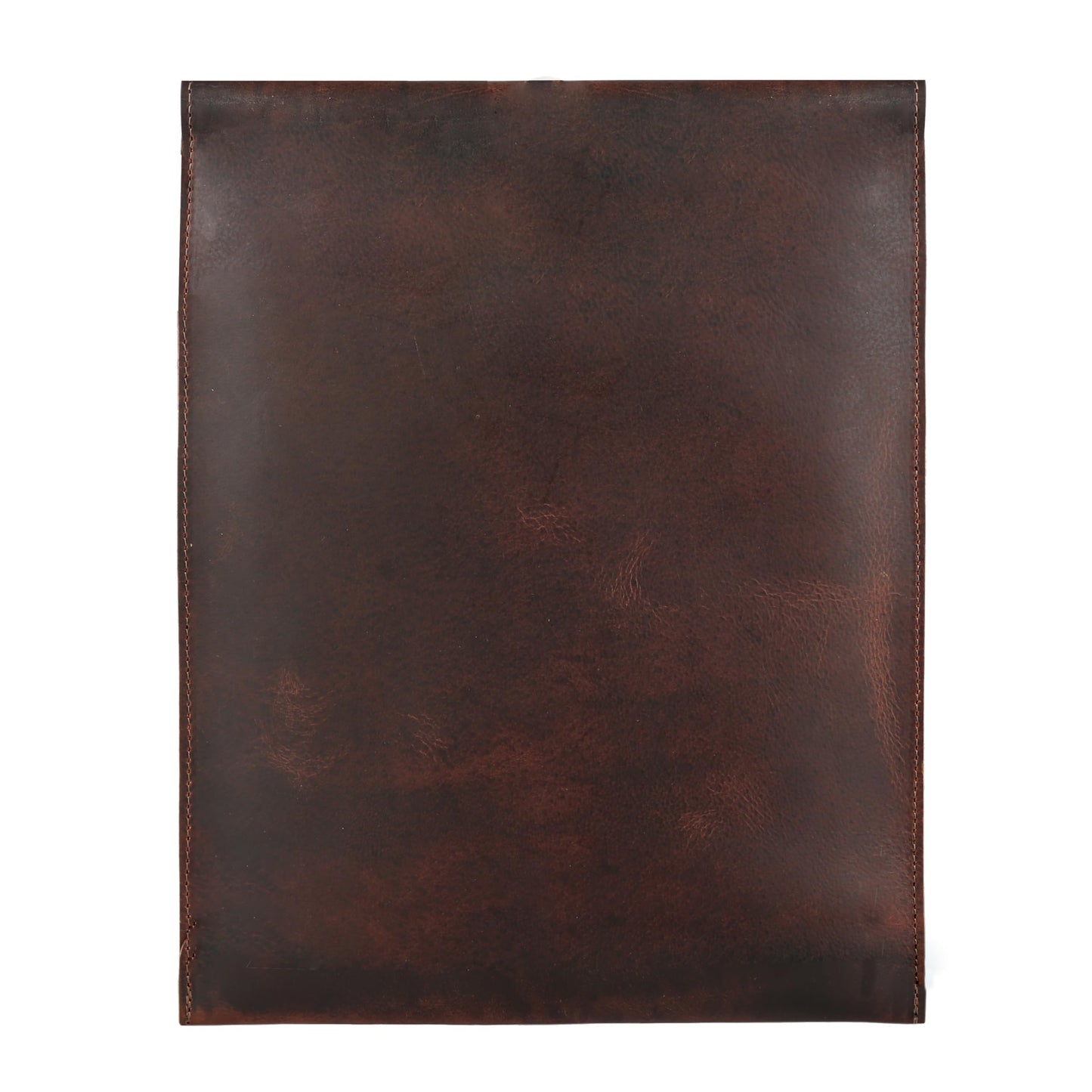 Leather Document Holder Mailing Envelope,Office & Work Resume Sales Portfolio Binder Folder-Interview/Legal Document Organizer Handmade (12.5 inches) (Bourbon Brown)