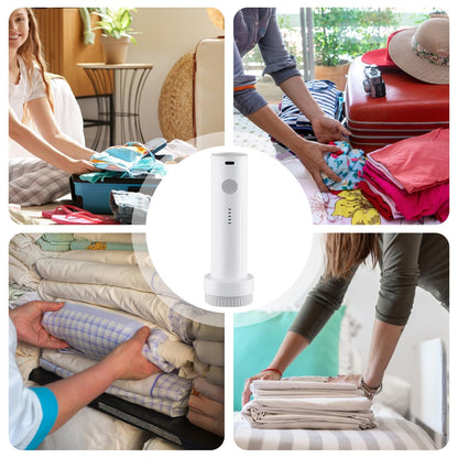 Cordless Electric Vacuum Pump, Vacuum Pump for Storage Bags, 6000Pa Air Compression Machine, Vacuums Pumps, Portable USB Pumps for Clothes Blankets Shirts Coats Scarf Jacket Pant Travel