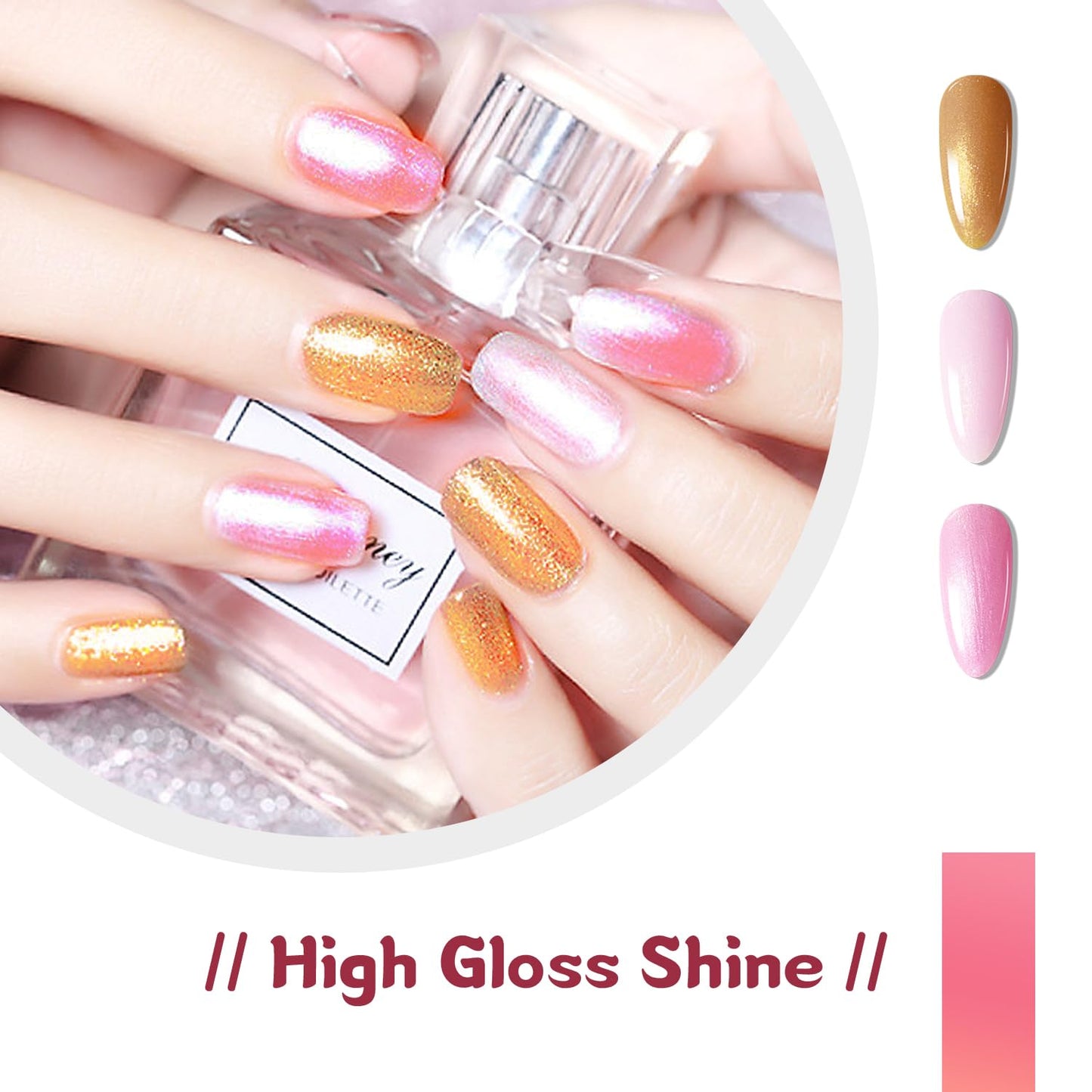 JODSONE Gel Nail Polish Kit with U V Light 32 Colors Gel Polish Nail + 4 Functional Adhesive Bottles Kit Soak Off Manicure Tools Gifts for Women
