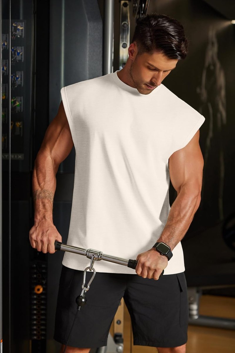 Mens Workout Tank Tops - Casual Sleeveless Gym Tee Shirt for Basketball | Loose Fit, Summer Style
