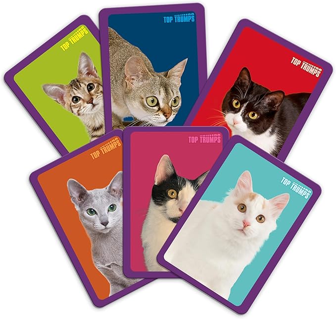 Top Trumps Match Game Cats - Family Board Games for Kids and Adults - Matching Game and Memory Game - Fun Two Player Kids Games - Memories and Learning Board Games for Kids 4 and up