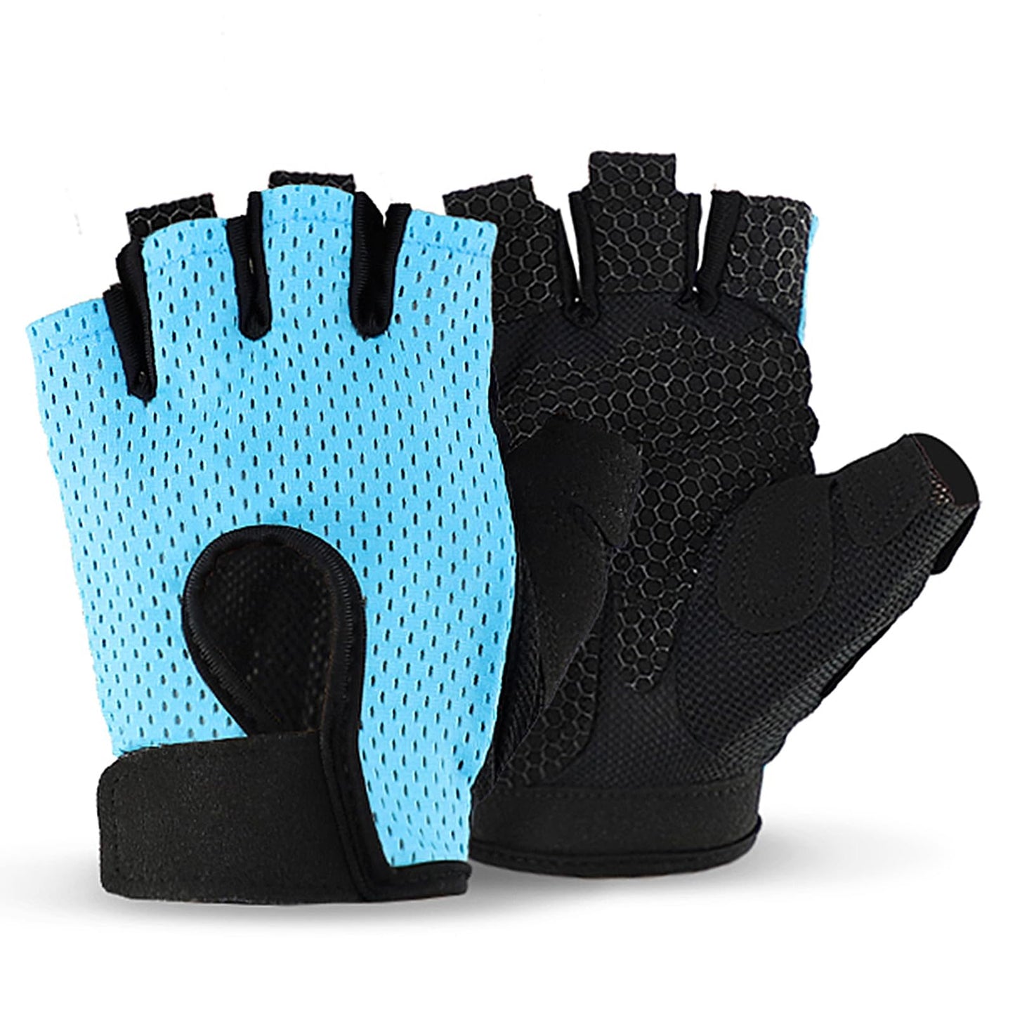 CINDALOG Weight Lifting Gloves Full Palm Protection, Workout Gloves for Gym, Cycling, Exercise, Breathable, Super Lightweight for Mens and Women (Black, Small)