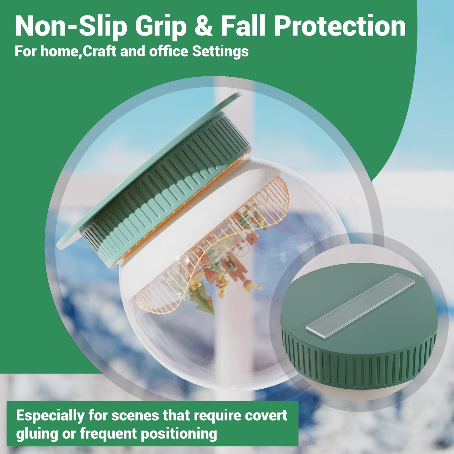 dosun Double Sided Tape Heavy Duty(8 Rolls, Total 80 FT) Sided Nano Tape, Strong Double Sided Tape for Walls, Used for Carpet, Poster, Picture Hanging, Outdoor Multifunctional Mounting Tape