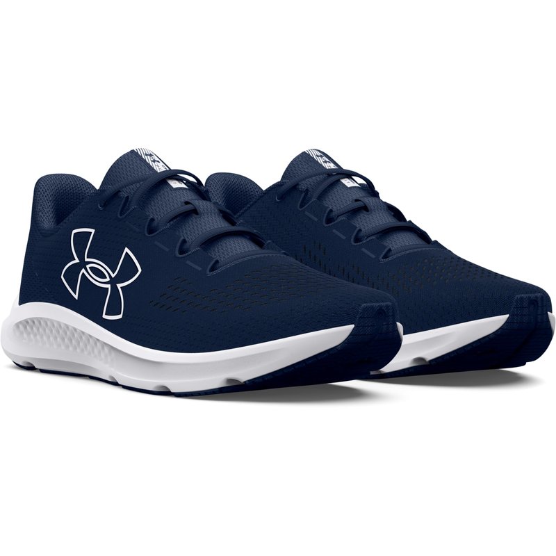Under Armour Men's Charged Pursuit 3 Big Logo, (400) Academy/Academy/White, 10.5, US