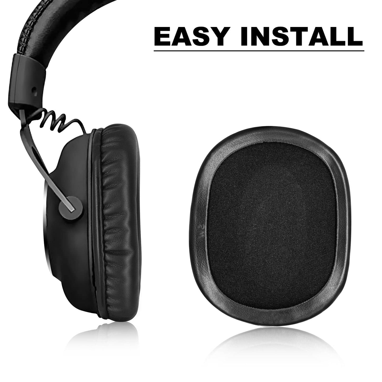 Replacement Earpads for Logitech G Pro/G Pro X Gaming Headset Earpads Earpads for Logitech G Pro/G Pro X Gaming Headset (Leather)