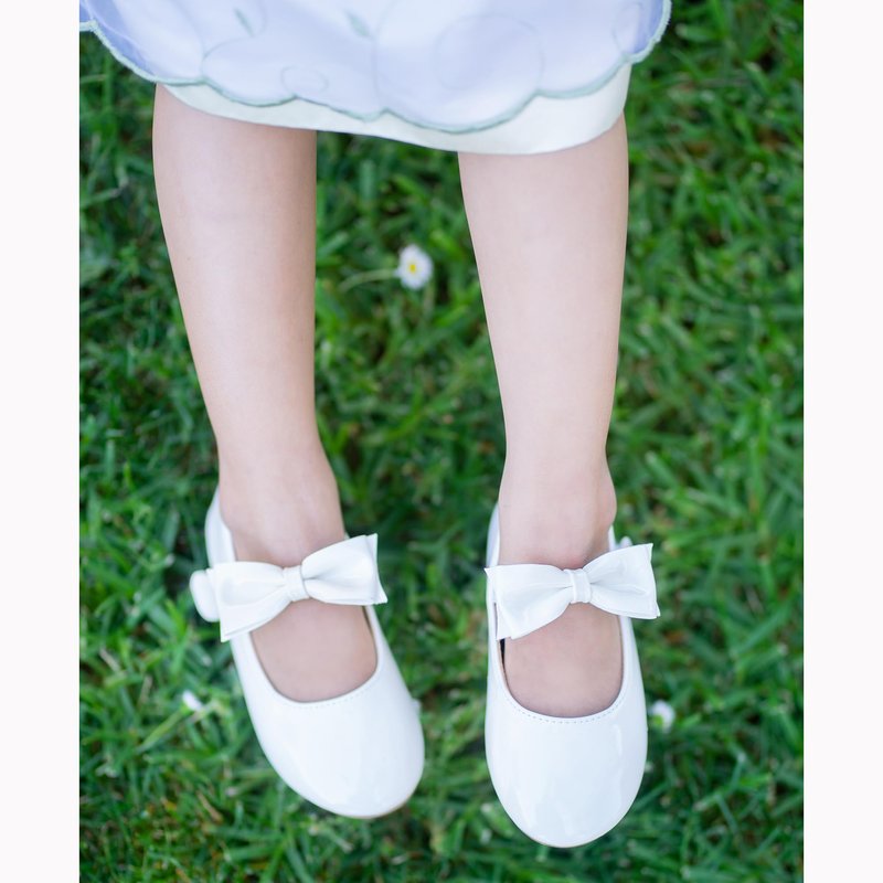 Felix & Flora Girls Dress Shoes - Mary Jane Ballet Flats Party Wedding School Size 8 Toddler