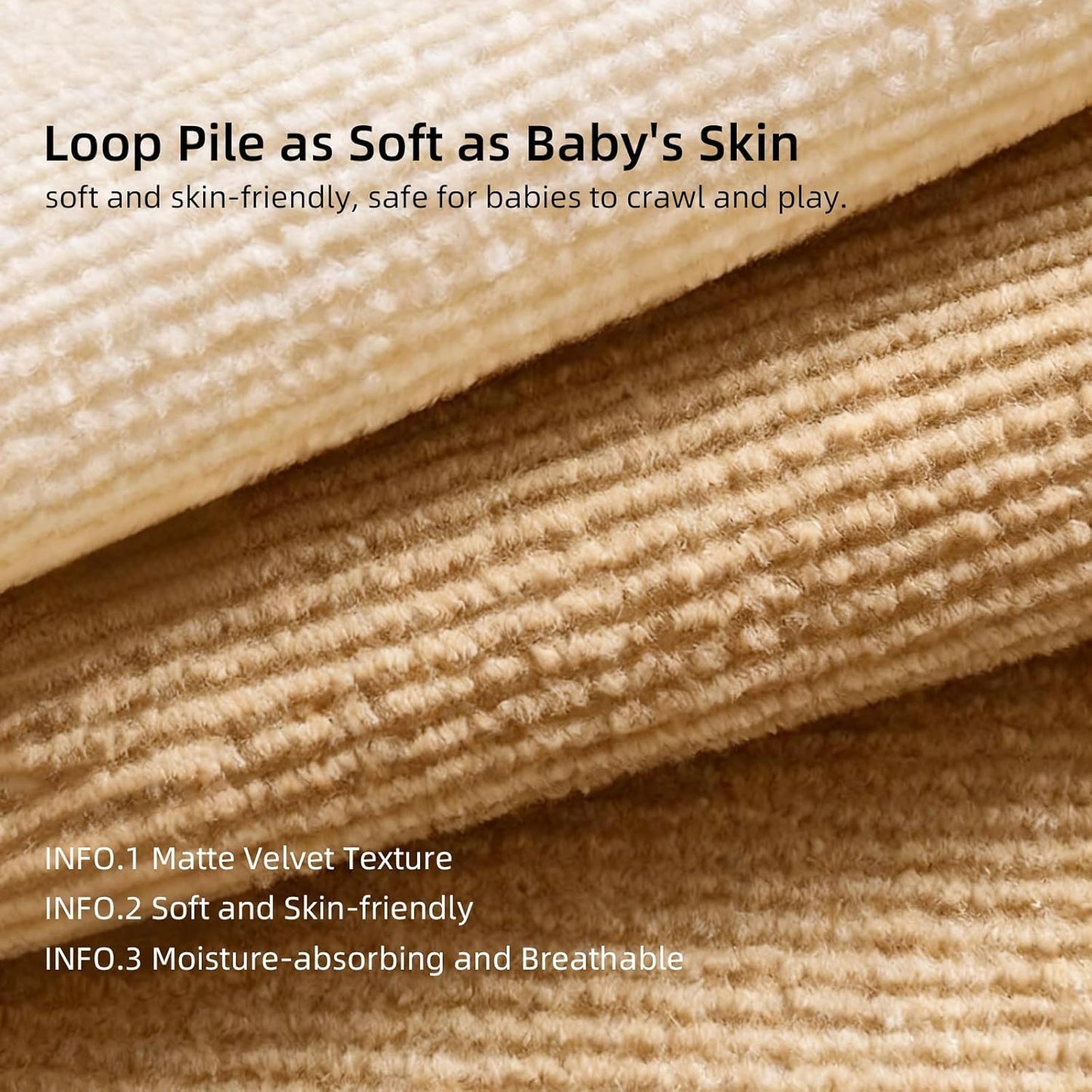 10pcs 24"x24" Peel and Stick Carpet Tiles, Self-Adhesive Floor Squares with Extra Soft Pad, Easy DIY Installation for Bedroom, Living Room, Office, Rentall
