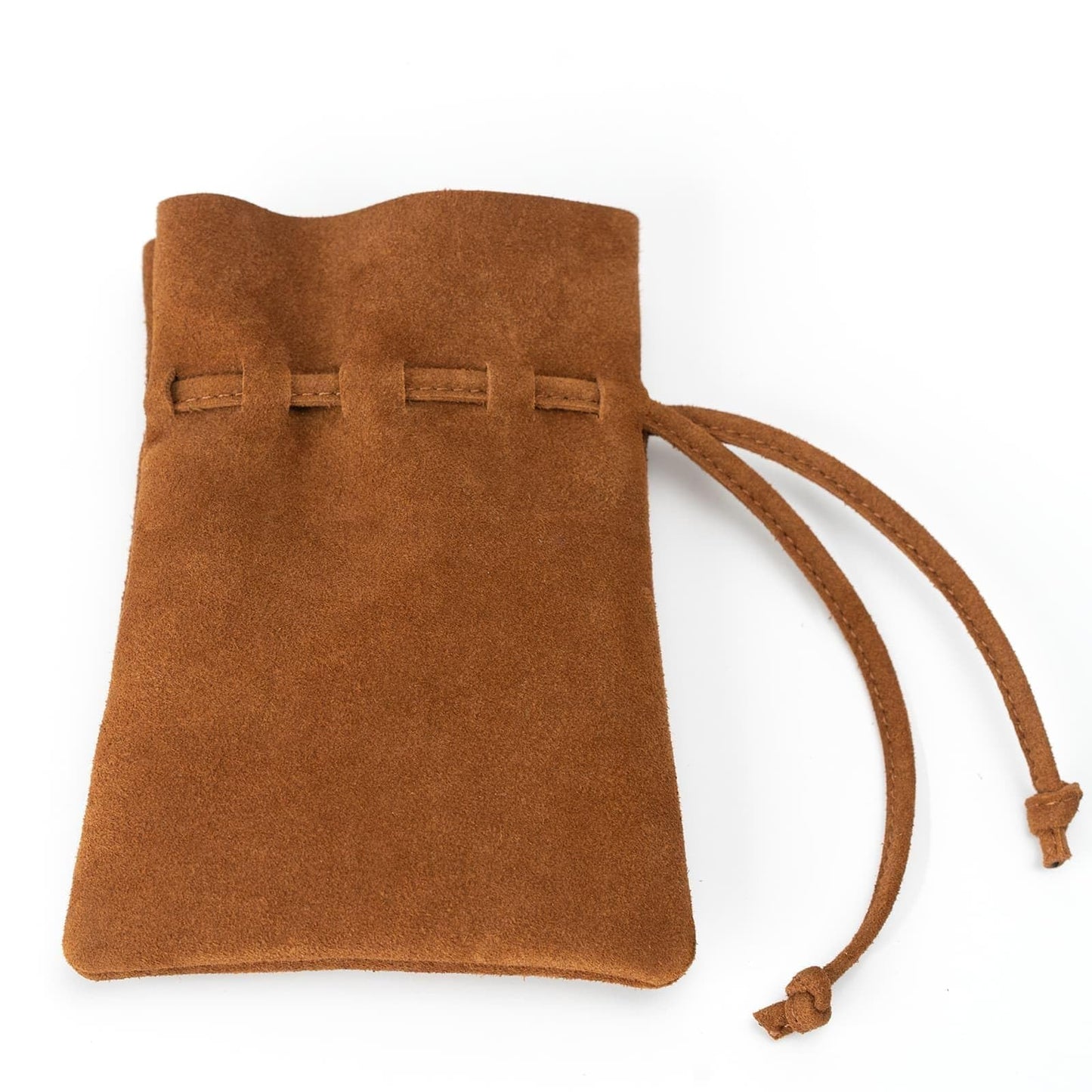 Medieval Drawstring Coin Pouch Bag,Leather Coin Pouch,Renaissance Drawstring Pouch Dice Bag,Small Coin Purse for Women/Men,Brown Swayze Suede