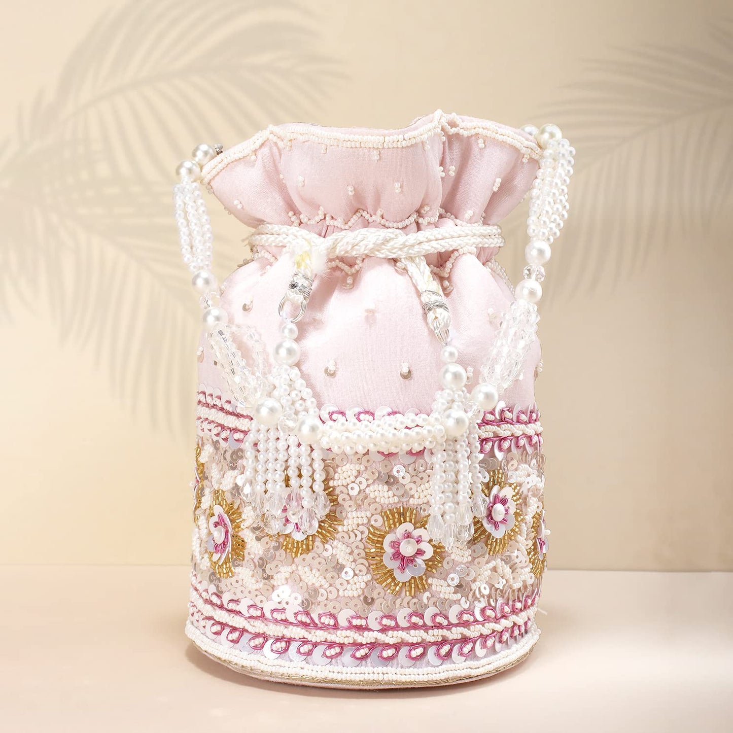 Aheli Indian Potli Bags Gift for Women Evening Bag Clutch Ethnic Bride Purse with Drawstring Mothers Day Gifts for Mom